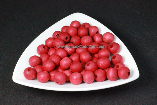 10mm Yuvarlak Mat Kırmızı