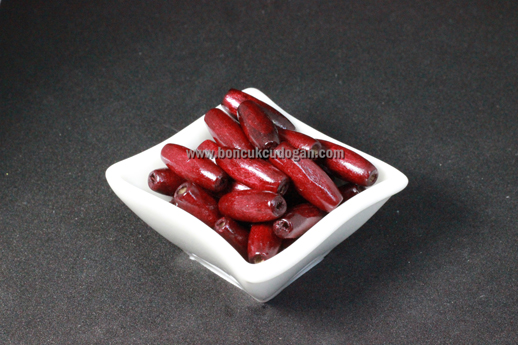 12mm Arpa Boncuk Bordo