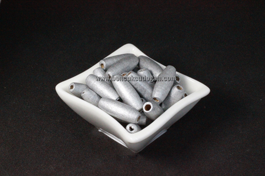 12mm Arpa Boncuk F Gümüş