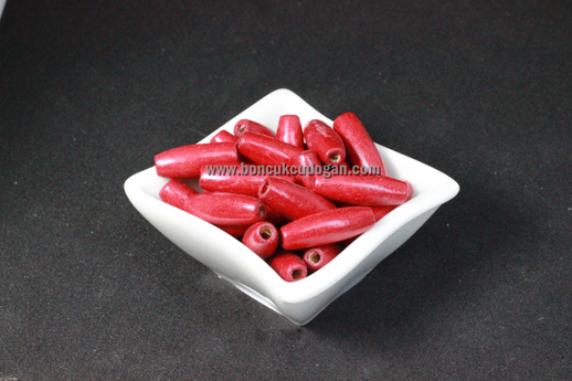 12mm Arpa Boncuk Kırmızı