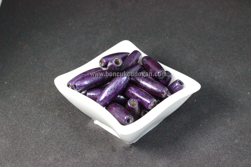 12mm Arpa Boncuk Mor