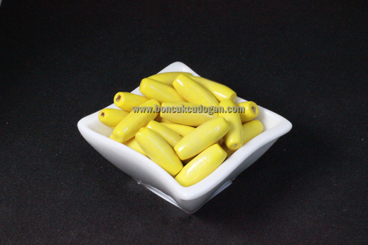 12mm Arpa Boncuk Sarı