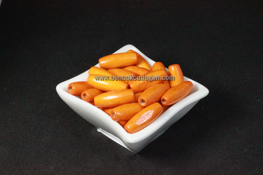 12mm Arpa Boncuk Turuncu