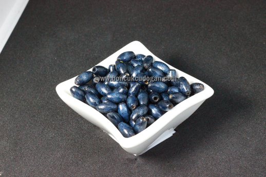 6mm Arpa Boncuk Lacivert