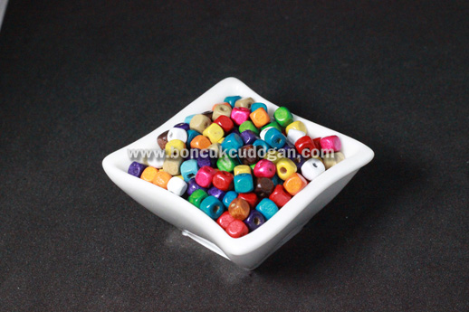 KARIŞIK RENKLİ TAHTA Kare 5x5mm