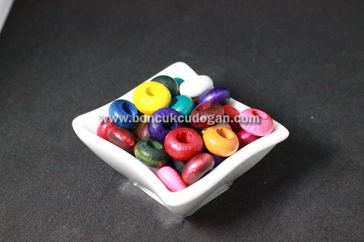 KARIŞIK RENKLİ TAHTA Yassı 14mm